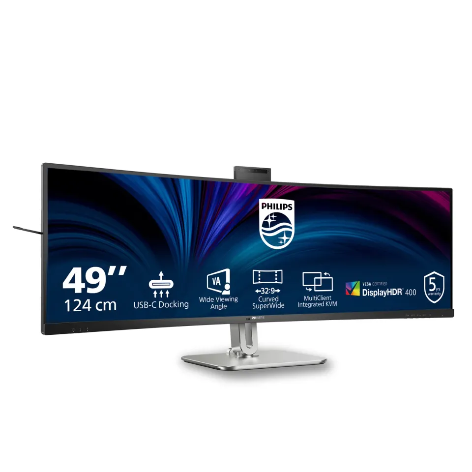Philips LCD 49B2U5900CH 48,8" zakř. VA/5120x1440@75Hz/4ms/430cd/2xHDMI/DP/3xUSB/