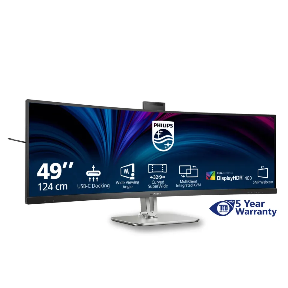 Philips LCD 49B2U5900CH 48,8" zakř. VA/5120x1440@75Hz/4ms/430cd/2xHDMI/DP/3xUSB/