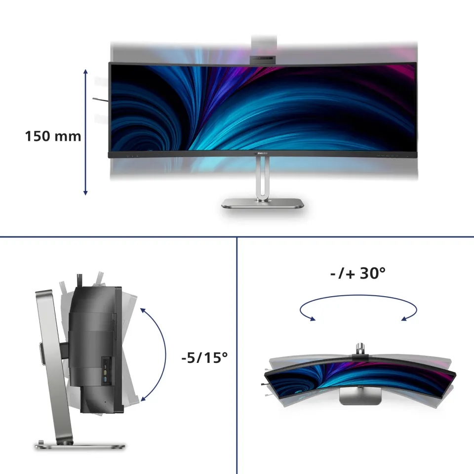 Philips LCD 49B2U5900CH 48,8" zakř. VA/5120x1440@75Hz/4ms/430cd/2xHDMI/DP/3xUSB/