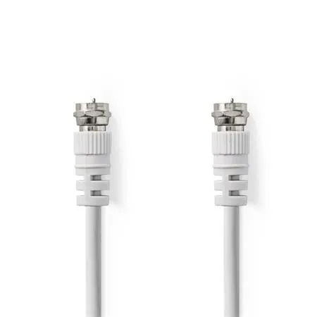Nedis CSGL41000WT10 - Satelitní a Anténní Kabel | F zástrčka - F zástrčka | 1 m