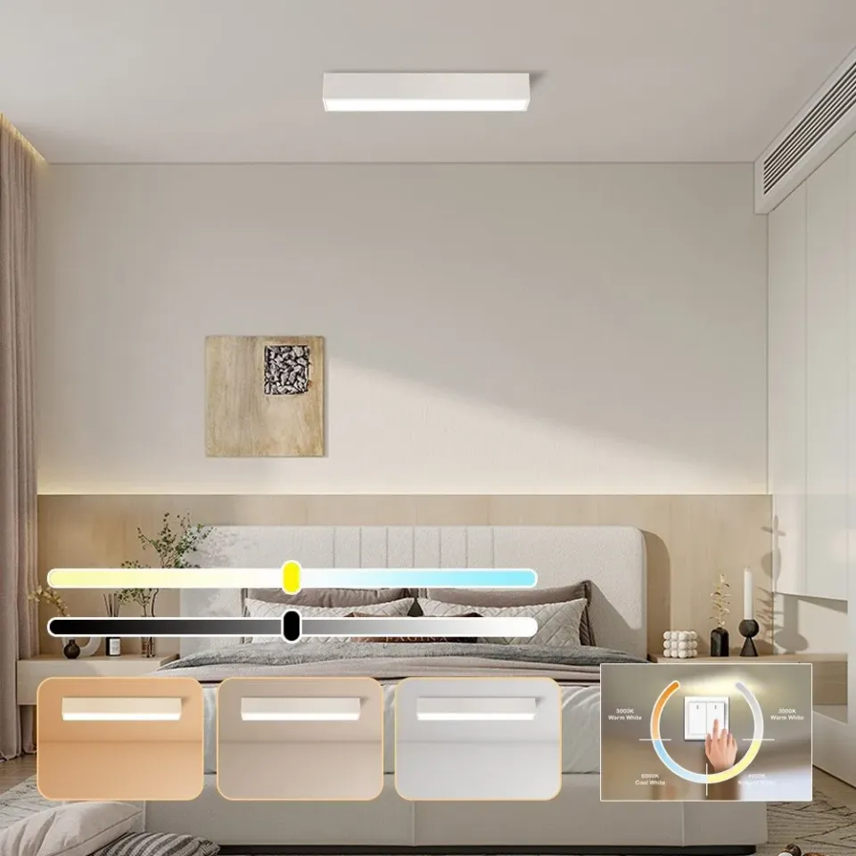 IMMAX NEO LITE LUNGO SMART stropní svítidlo 58cm 20W 1520lm, s podporou BEACON, Wi-Fi, TUYA, bílé