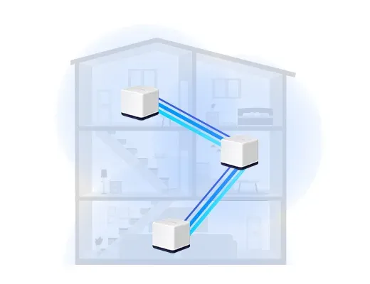 MERCUSYS Halo H50G(3-pack), AC1900 Wi-Fi Mesh systém pro celou domácnost