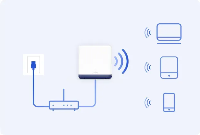 MERCUSYS Halo H50G(3-pack), AC1900 Wi-Fi Mesh systém pro celou domácnost