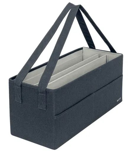 LEITZ Fabric textilní úložný box pro sdílené pracovní místo, 21x46,5x20cm