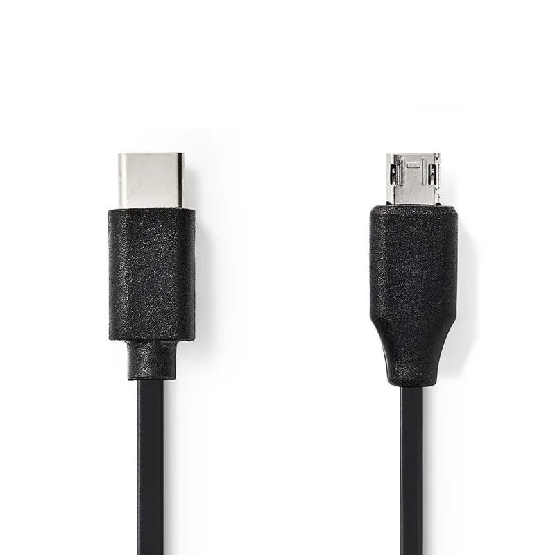 Nedis CCGB60750BK10 - USB 2.0 kabel | Typ-C Zástrčka - Micro B Zástrčka | 1 m |