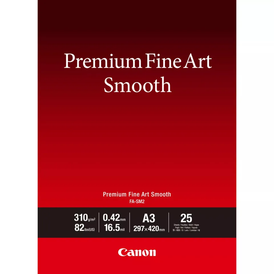 Canon fotopapír Premium FineArt Smooth A3 25 sheets