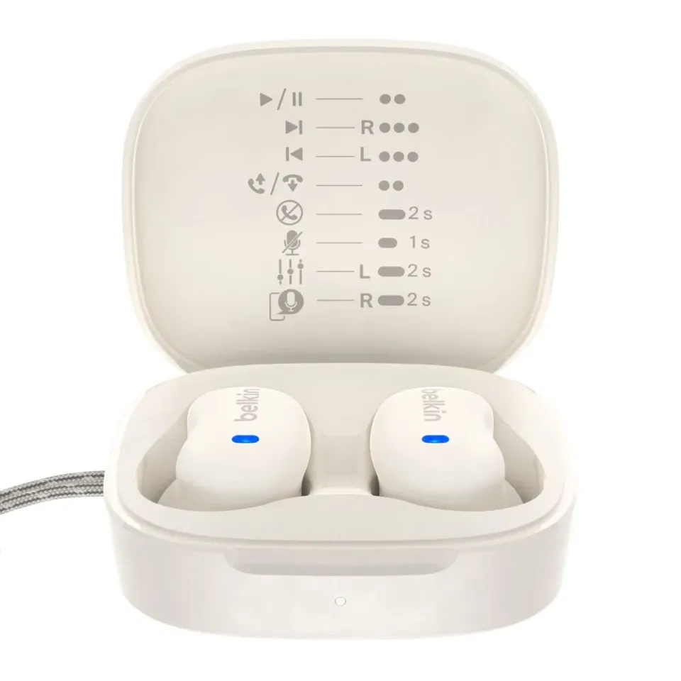 Belkin SOUNDFORM Anywhere - True Wireless Earbuds - bezdrátová sluchátka, černá