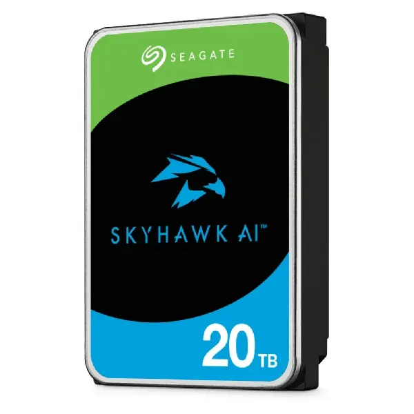 Seagate SkyHawk AI HDD, 20TB, SATAIII, 256MB cache, 7.200RPM