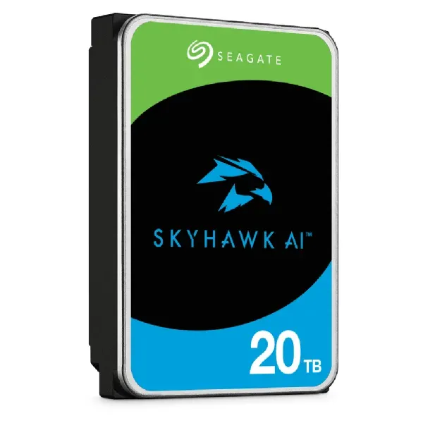 Seagate SkyHawk AI HDD, 20TB, SATAIII, 256MB cache, 7.200RPM