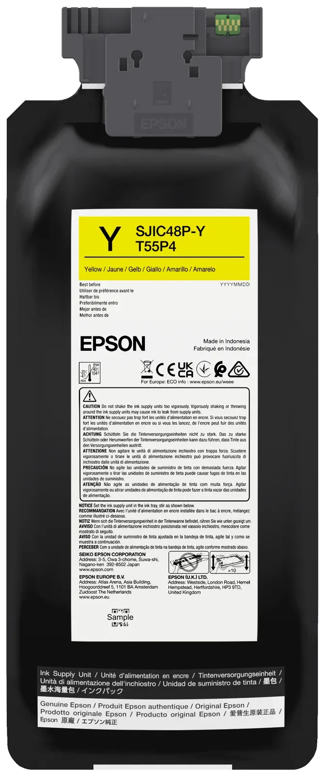 EPSON Ink cartridge for C8000e (Yellow)