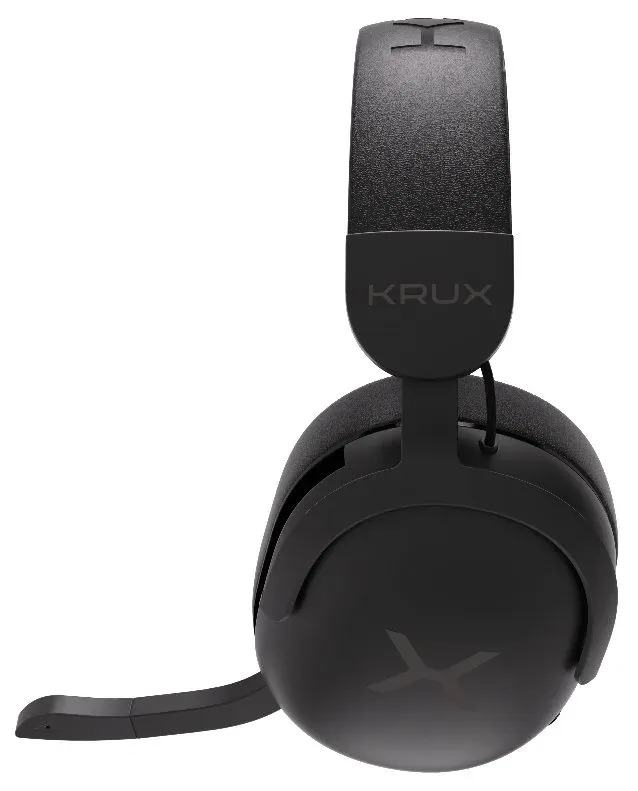 Krux headset Crave Pro Wireless / bezdrátový / 2,4GHz / USB / BT / černý