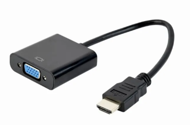 GEMBIRD kabelový adaptér HDMI na VGA M/F, černá
