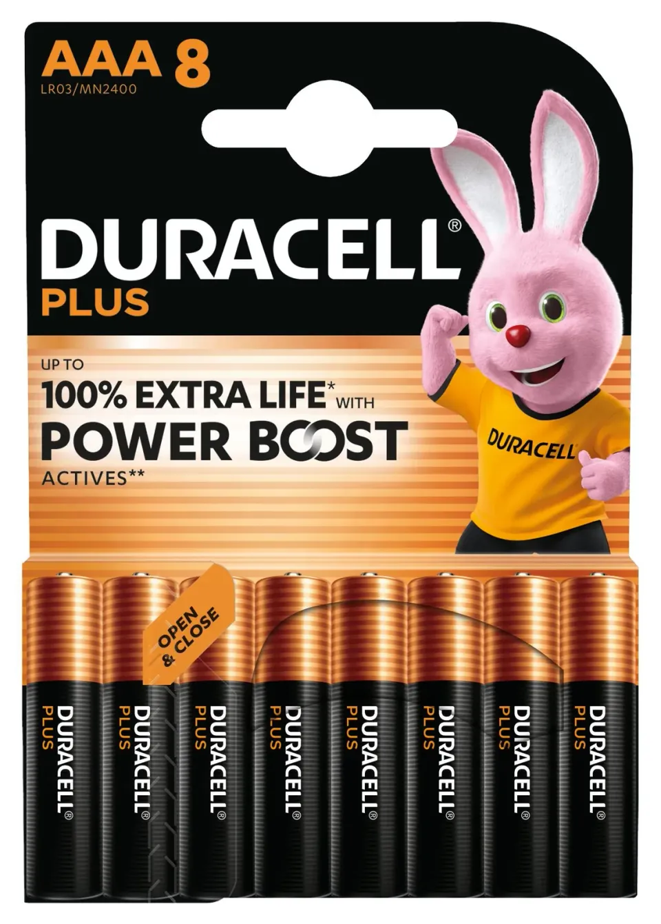Duracell MN2400B8 Duracell Plus AAA 8 Pack