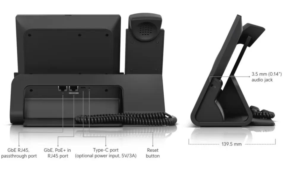 Ubiquiti UniFi Phone G3 Touch Enterprise - IP telefon, 7" dotykový displej, 5Mpx kamera, Wi-Fi, Bluetooth - V...