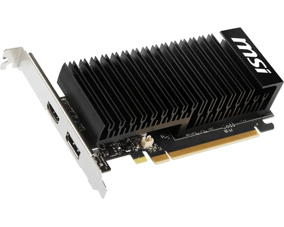 MSI VGA NVIDIA GeForce GT 1030 2GHD4 LP OC, GT 1030, 2GB DDR4, 1xDP, 1xHDMI