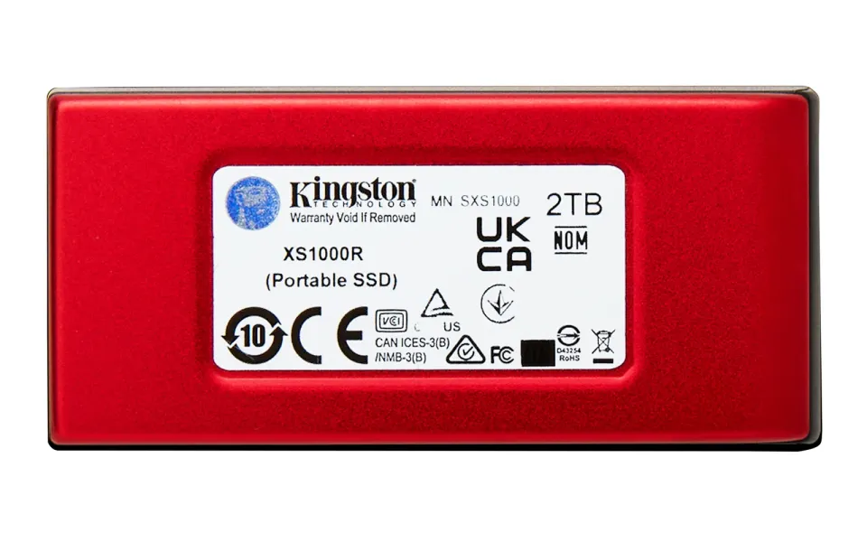 Kingston Flash SSD 2TB XS1000 External USB-C 3.2 Gen 2x2 Portable Solid State Dr