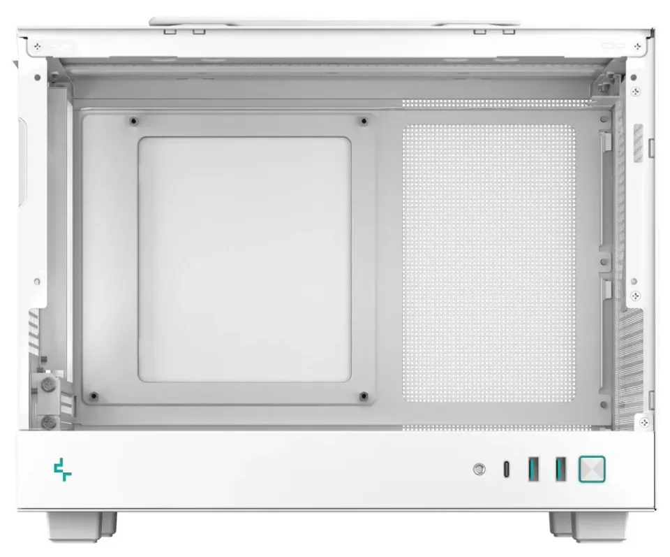 DEEPCOOL skříň CH160 / miniITX / USB 3.0 / USB-C / prosklená bočnice / držadlo / bílá