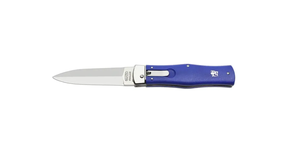 Vyhazovací zavírací nůž PREDATOR s klipem 241-NH-1/KLIP barevné provedení modrá