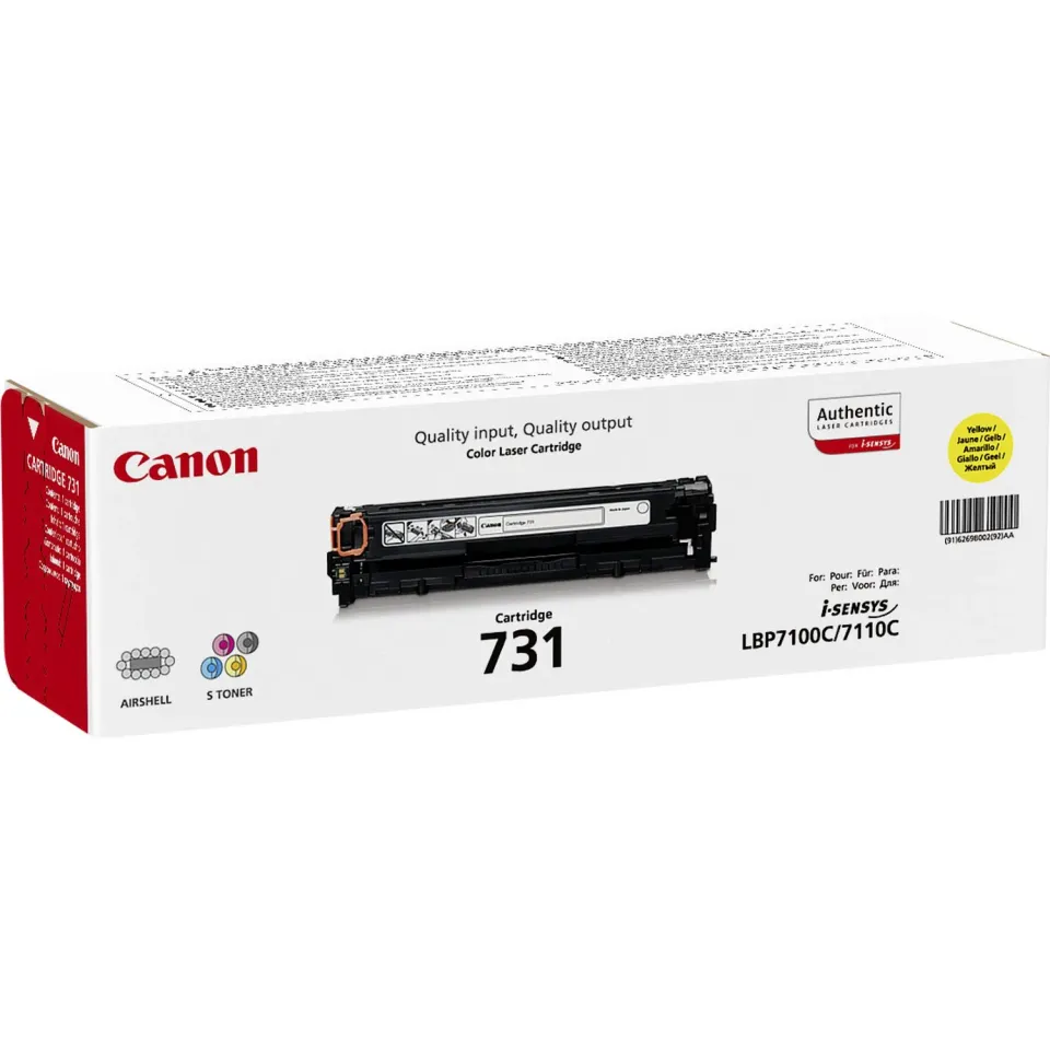 Canon toner CRG-731/Yellow/1500str.