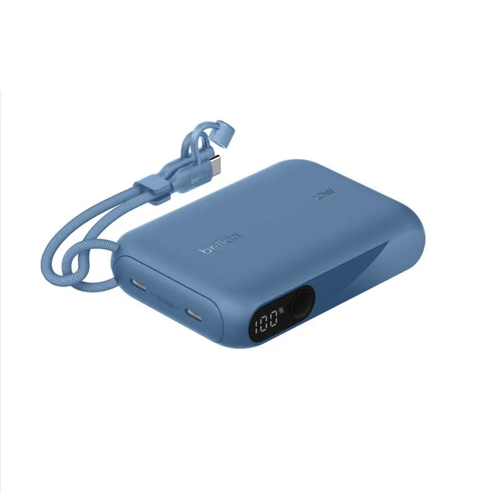 Belkin BOOST CHARGE USB-C Power Delivery PowerBanka s displejem, 10000mAh, 20W, (BPB027hqBL)