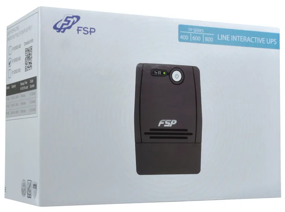 FSP UPS FP 600, 600 VA / 360 W, line interactive