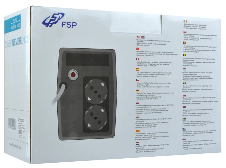 FSP UPS FP 600, 600 VA / 360 W, line interactive