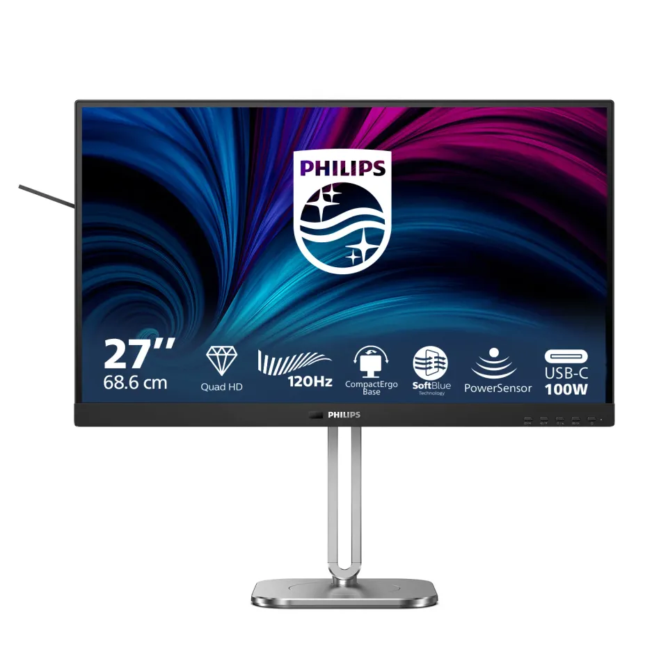 Philips LCD 27B2U4601 27" IPS/2560x1440@120Hz/4ms/350cd/HDMI/DP/4xUSB/USB-C dock