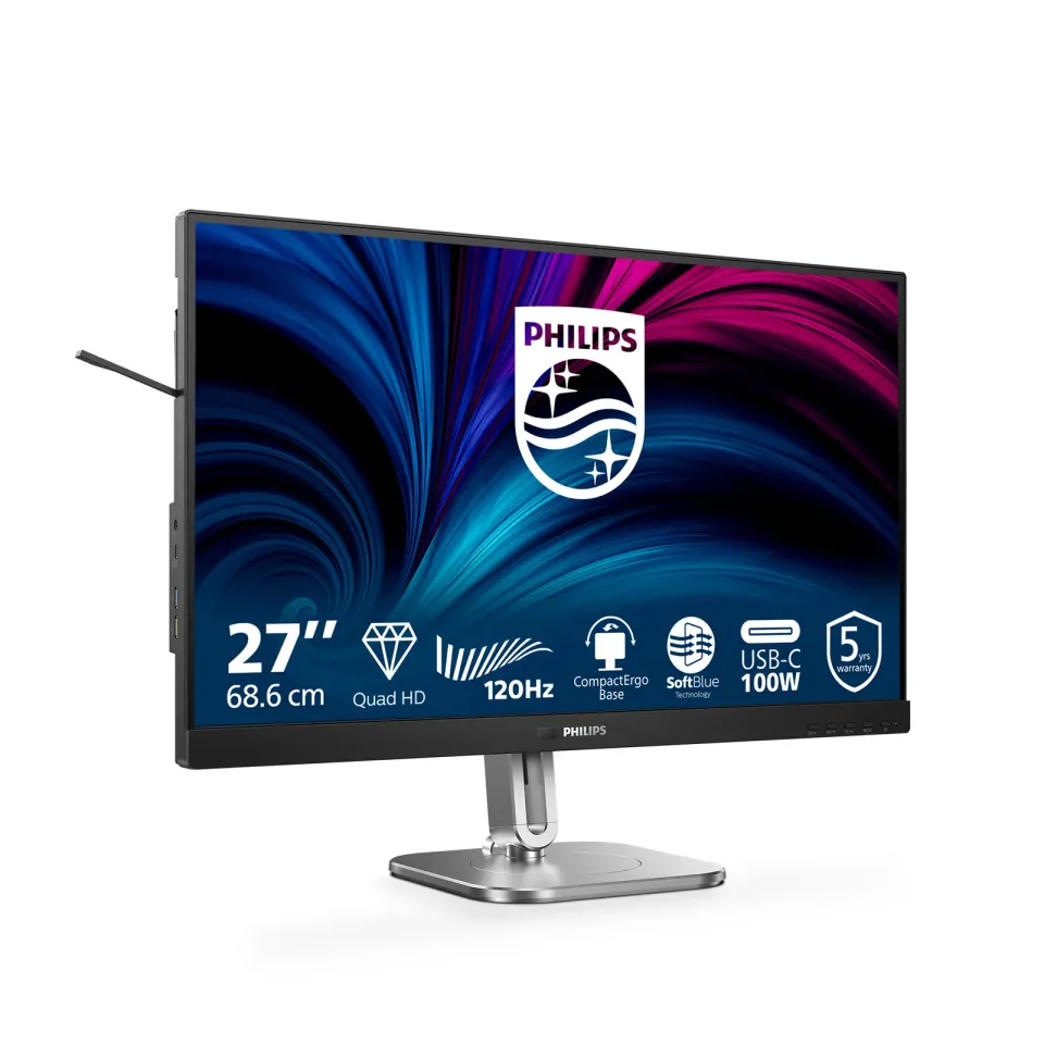 Philips LCD 27B2U4601 27" IPS/2560x1440@120Hz/4ms/350cd/HDMI/DP/4xUSB/USB-C dock