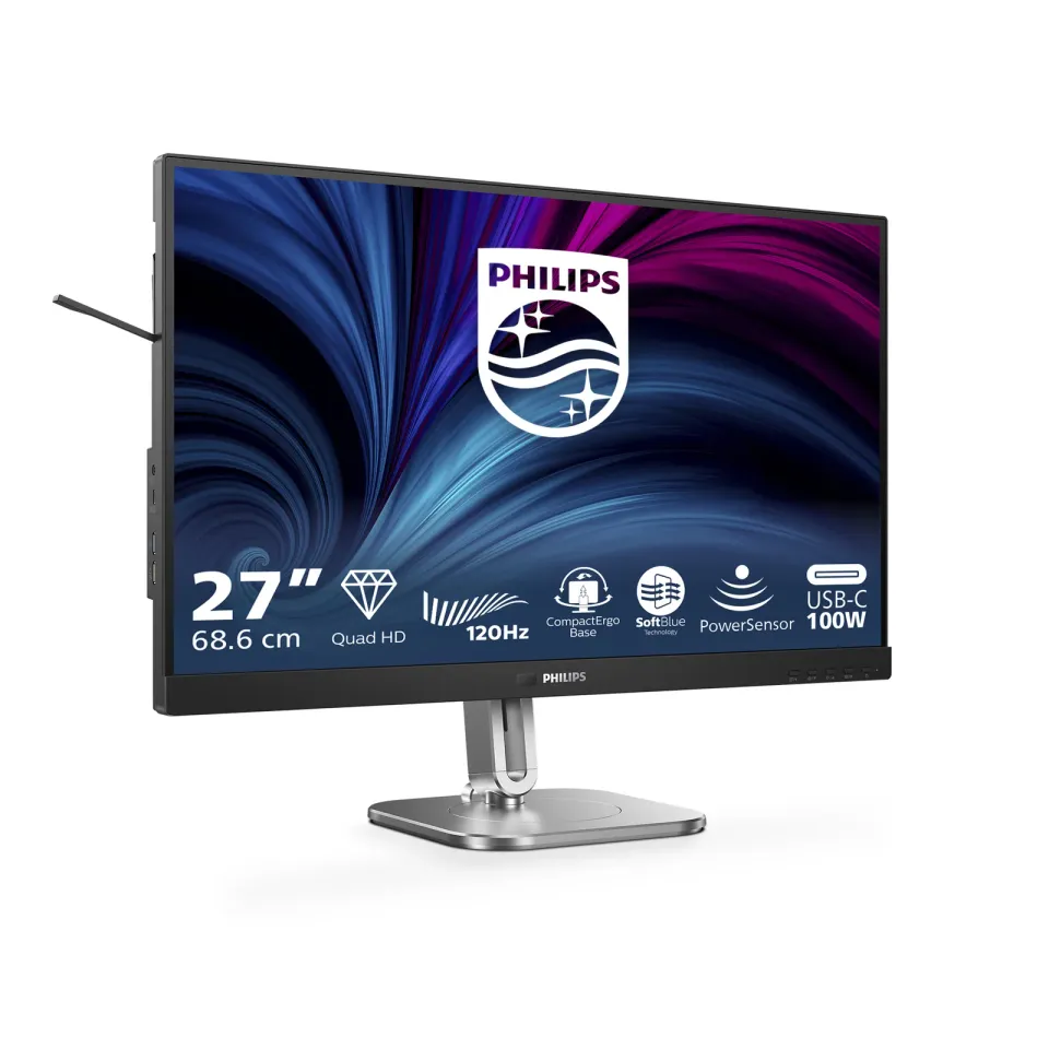 Philips LCD 27B2U4601 27" IPS/2560x1440@120Hz/4ms/350cd/HDMI/DP/4xUSB/USB-C dock