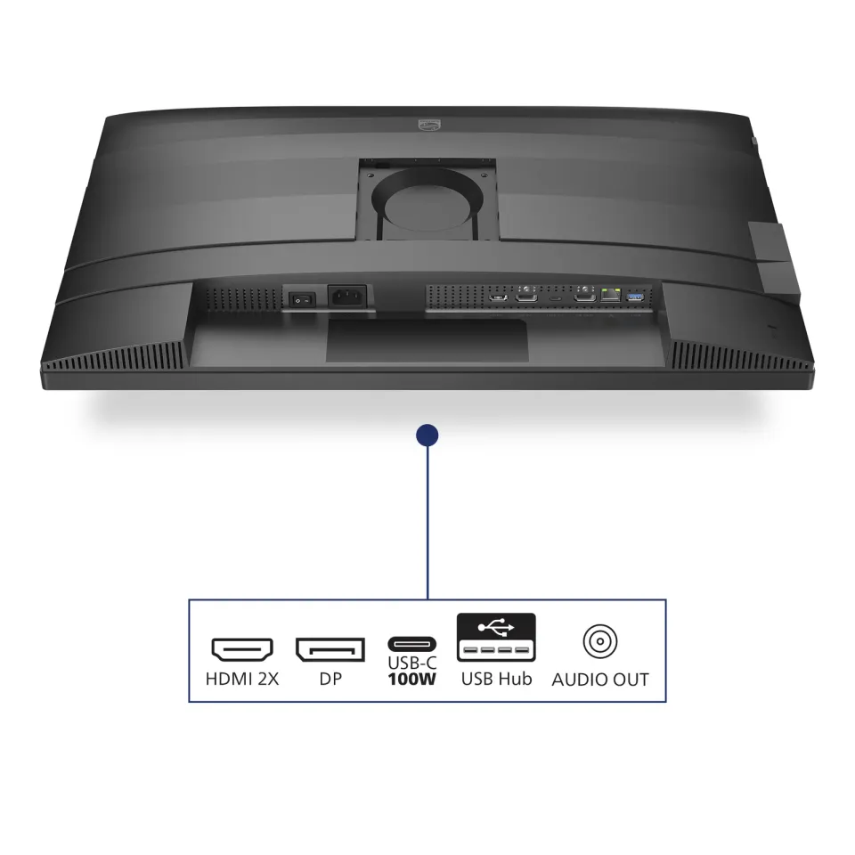 Philips LCD 27B2U4601 27" IPS/2560x1440@120Hz/4ms/350cd/HDMI/DP/4xUSB/USB-C dock