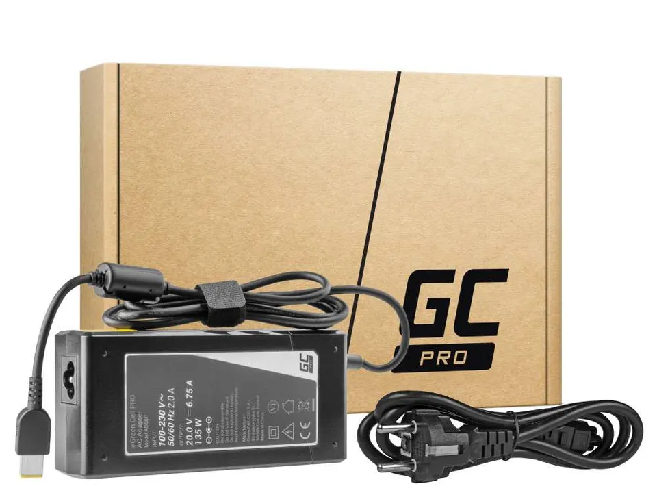 Green Cell PRO Charger / AC Adapter 20V 6.75A 135W for Lenovo IdeaPad Gaming L34