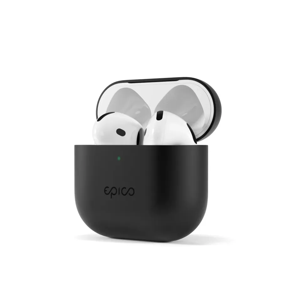 Epico silikonové pouzdro pro AirPods 4 - černá