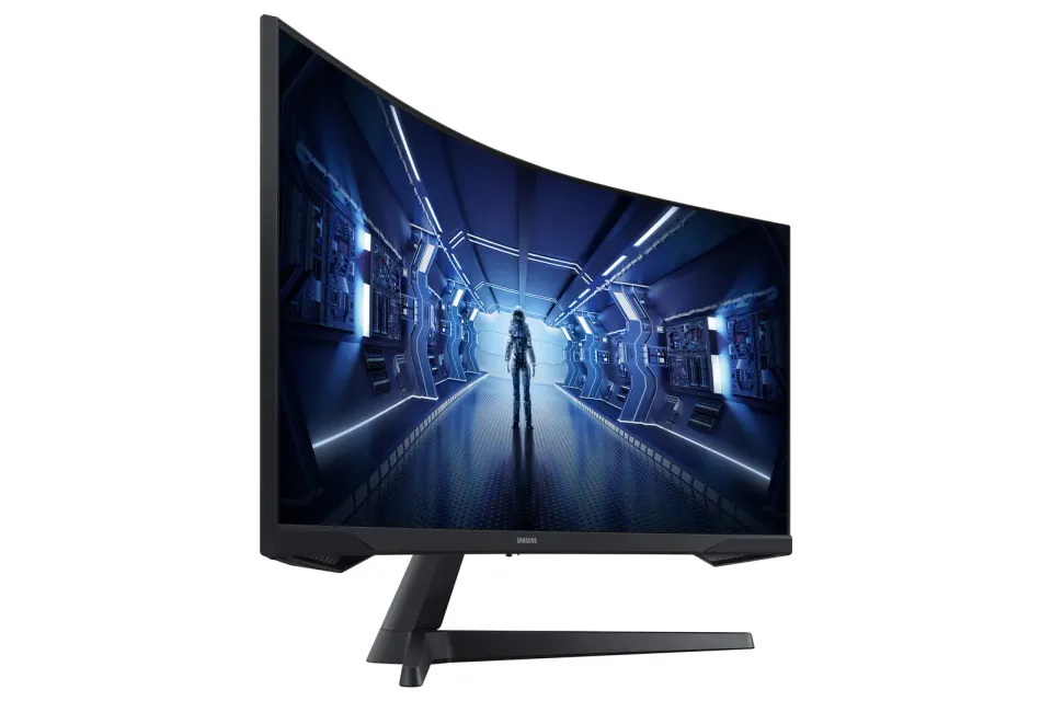 SAMSUNG MT LED LCD Gaming Monitor 34" Odyssey G55T -prohnutý,VA,3440x1440,1ms,165Hz,HDMI ,DisplayPort