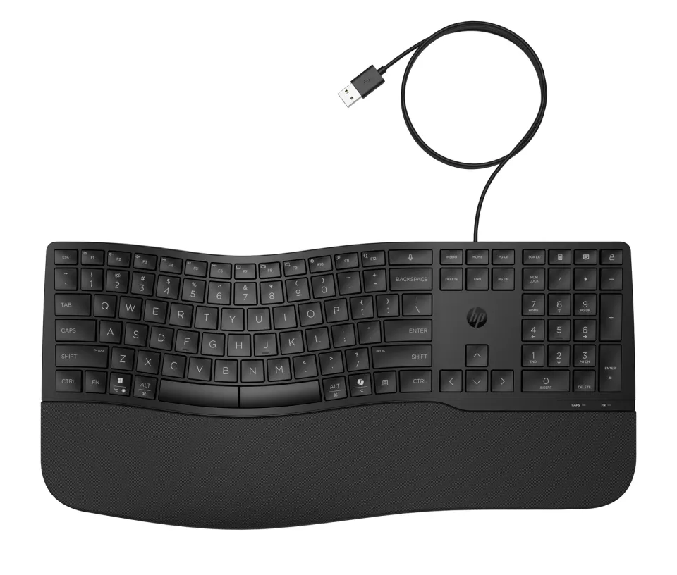 HP 485 Comfort Wired Keyboard- CZ/SK