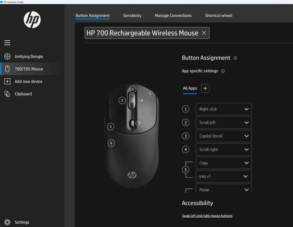 700 Capacitor Wireless Mouse - bezdrátová myš s kapacitátorem