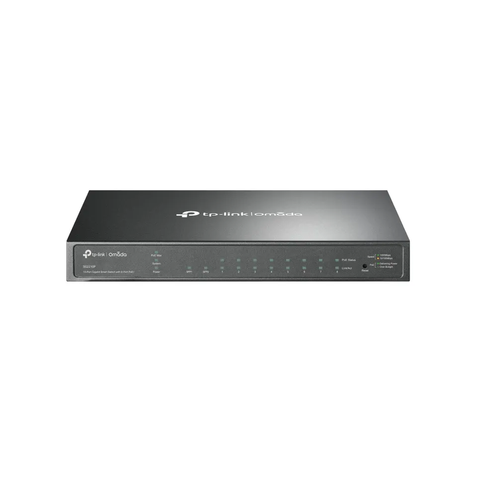 TP-Link SG2210P Omada 10-Port Gigabit Smart Switch mit 8-Port PoE+