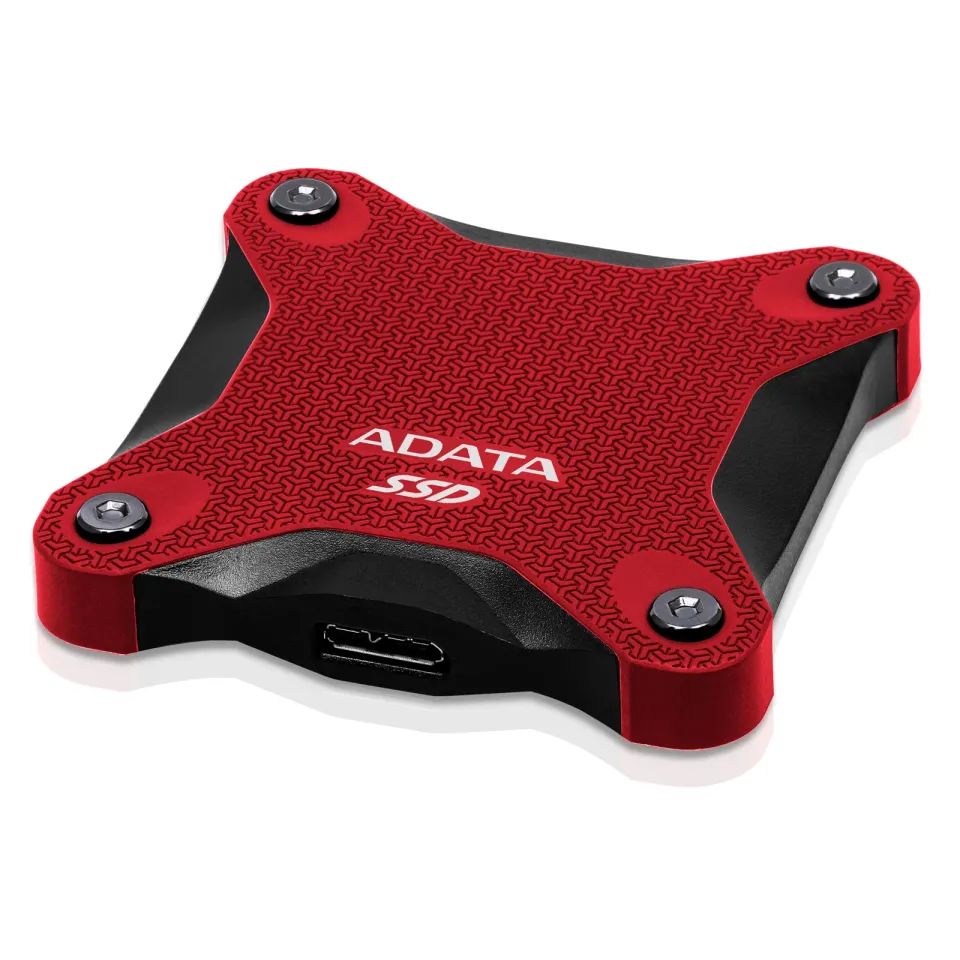ADATA Externí SSD 2TB SD620, USB Micro-B, USB 3.2 Gen 2, R:520/W:460MB/s, červená