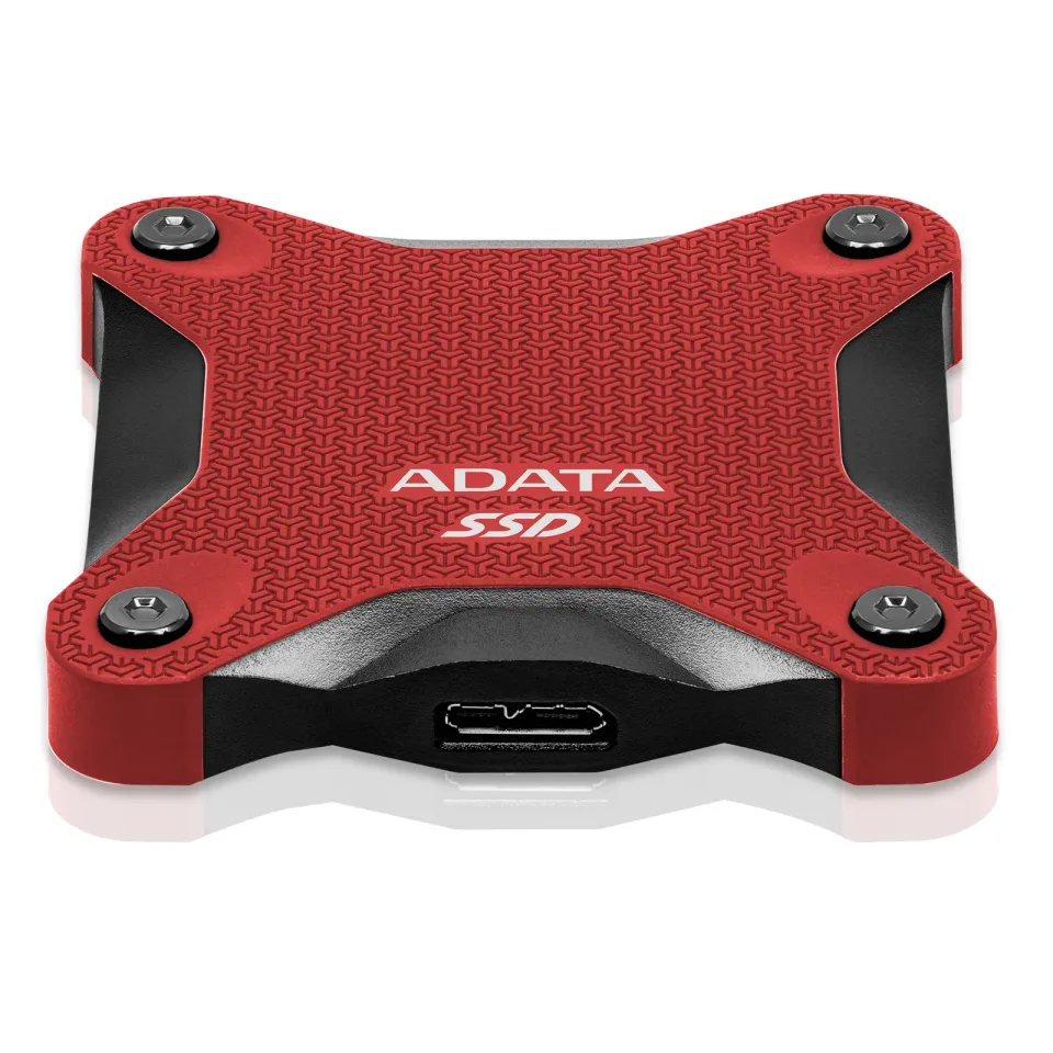 ADATA Externí SSD 2TB SD620, USB Micro-B, USB 3.2 Gen 2, R:520/W:460MB/s, červená