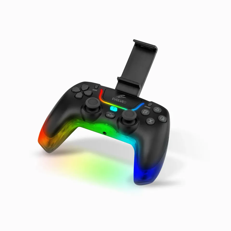 EVOLVEO Ptero2, bezdrátový & drátový gamepad pro PC, PS3/4/5, iOS, Android, Swit