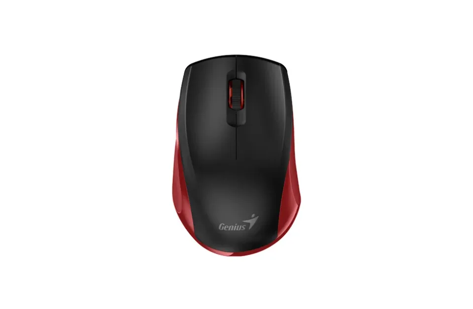 GENIUS myš NX-8006S Wireless, 1600dpi, USB black-red, tichá