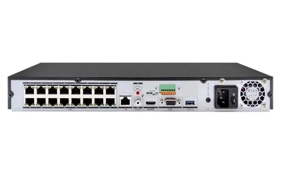 Hikvision DS-7616NXI-K2/16P(D) - 16x IP/ 12Mpix/ 160Mbps/ 2x HDD/ 1x LAN/ 16x PoE/ AcuSense