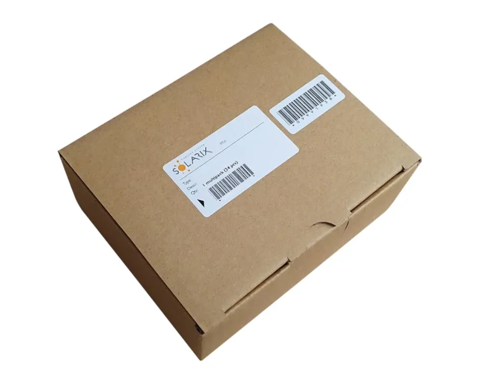 Solarix MULTIPACK 24 ks - keystone CAT5E UTP RJ45 černý samořezný SXKJ-5E-UTP-BK-SA