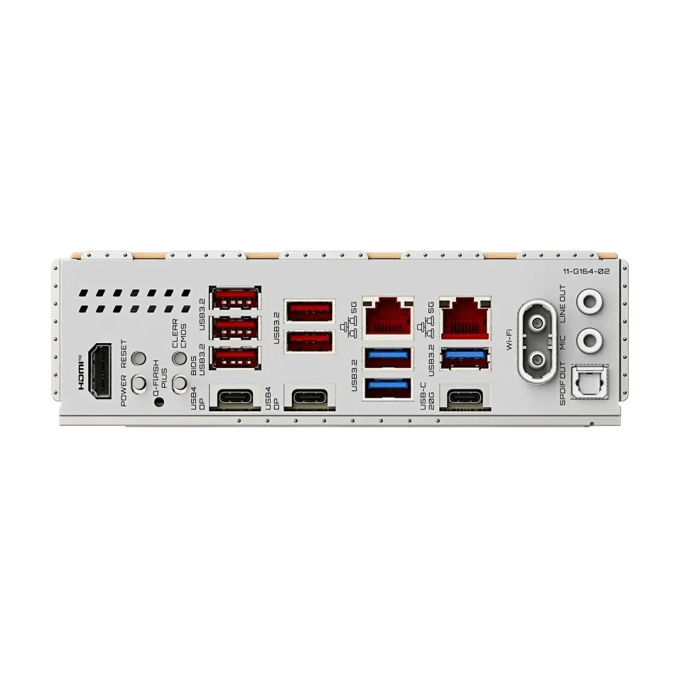 GIGABYTE MB Sc AM5 X870E AERO X WOOD, AMD X870E. 4xDDR5, 2xUSB-C, 2xHDMI, Wifi, ATX