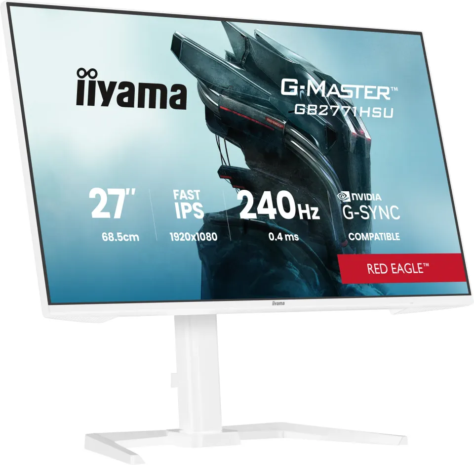iiyama G-Master/GB2771HSU-W1/27"/IPS/FHD/240Hz/0,4ms/Bílá/3R