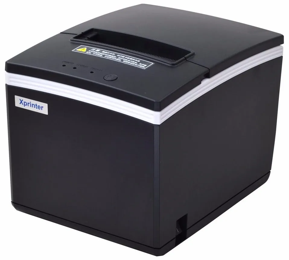 Xprinter stolní termotiskárna XP-V330-L, rychlost 260mm/s, až 80mm, USB, LAN, RS232, autocuter , černá