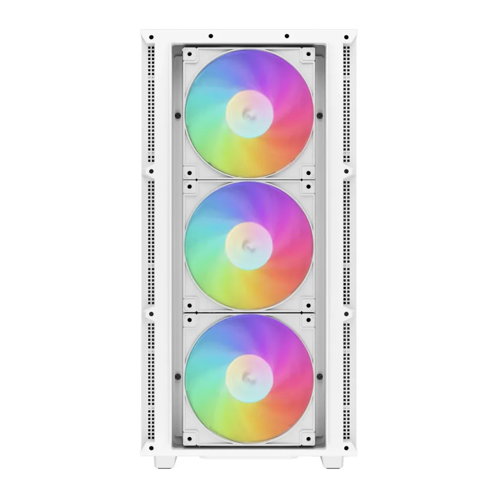 DEEPCOOL skříň CH560 / MidT/ 3x140 a 120mm ARGB fan / USB 3.0 / tvrzené sklo / bílá