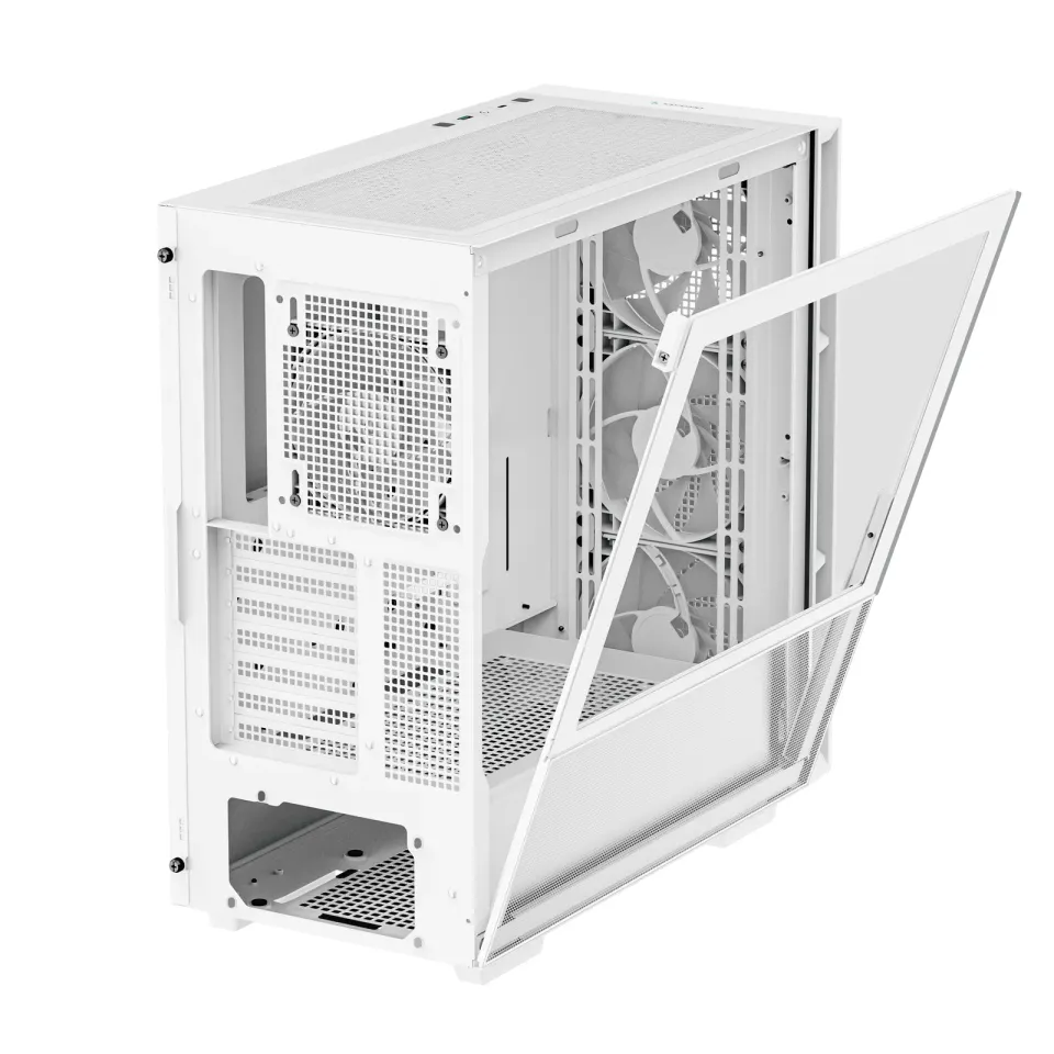 DEEPCOOL skříň CH560 / MidT/ 3x140 a 120mm ARGB fan / USB 3.0 / tvrzené sklo / bílá