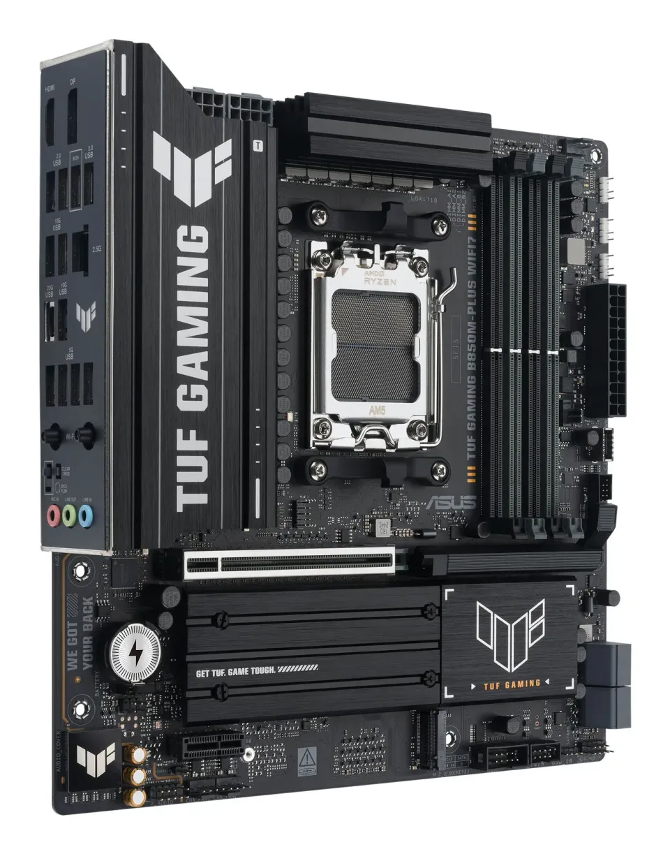 ASUS MB Sc AM5 TUF GAMING B850M-PLUS WIFI7, AMD B850, 4xDDR5, WiFi, 1xDP, 1xHDMI, mATX