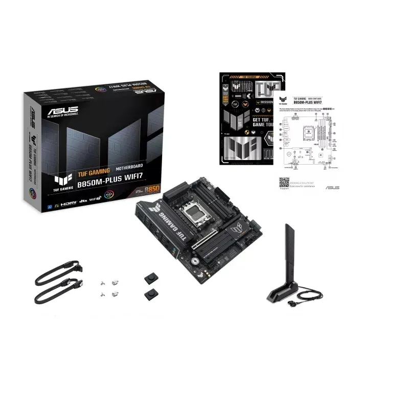 ASUS MB Sc AM5 TUF GAMING B850M-PLUS WIFI7, AMD B850, 4xDDR5, WiFi, 1xDP, 1xHDMI, mATX
