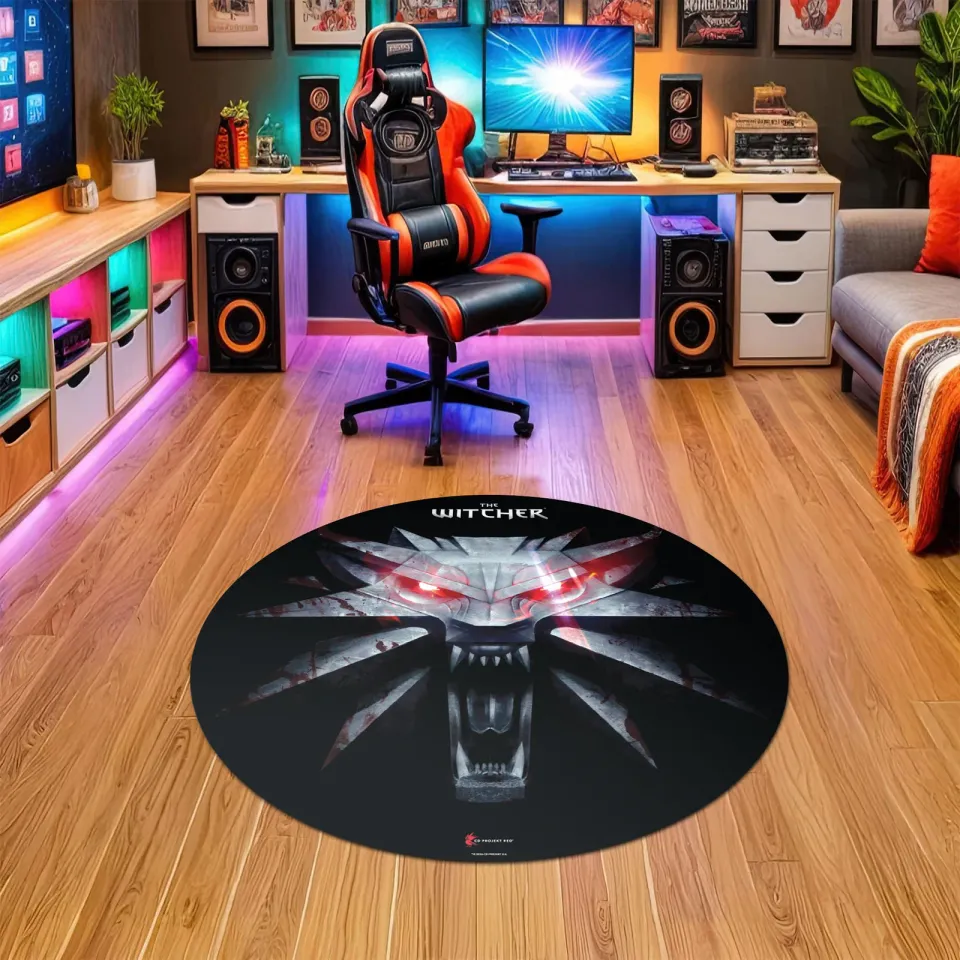 GLO The Witcher School of The Wolf Floor Mat